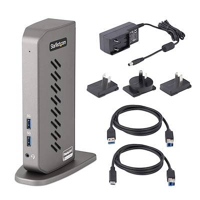DOCKING STATION HÍBRIDO STARTECH.COM USB-C/USB-A A HDMI x2 4K DP x2 USB-3.0 x4 RJ-45 GIGABIT6