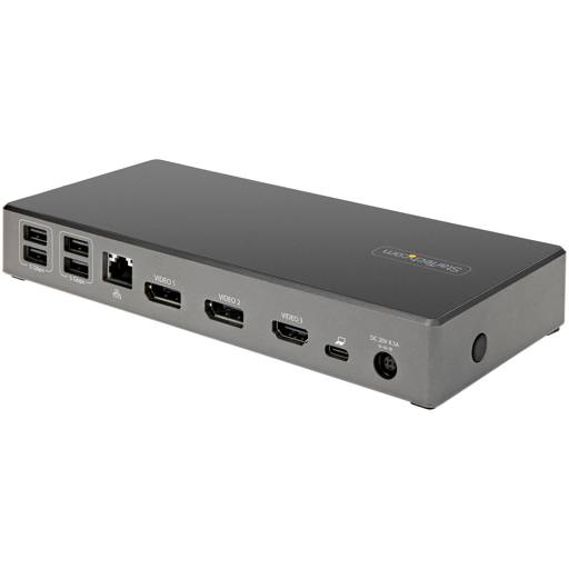 DOCKING STATION STARTECH.COM USB-C x2 USB-A 3.2 x2 USB 2.0 x2 DP x2 HDMI x1 SD RJ-45 GIGAGIT 3.5MM2