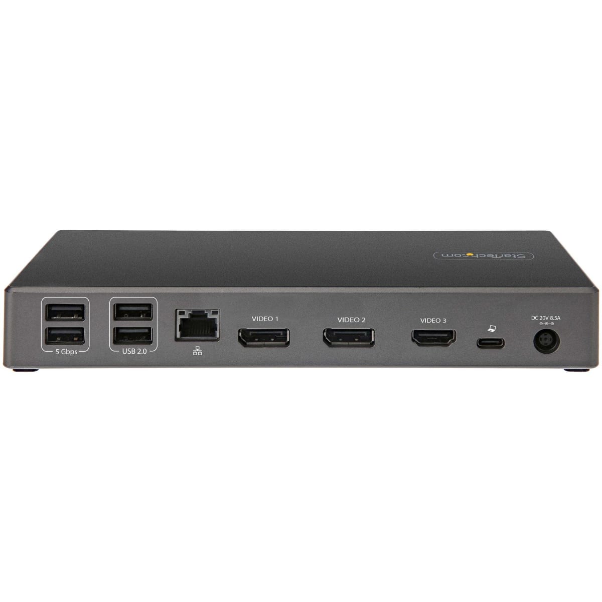 DOCKING STATION STARTECH.COM USB-C x2 USB-A 3.2 x2 USB 2.0 x2 DP x2 HDMI x1 SD RJ-45 GIGAGIT 3.5MM4