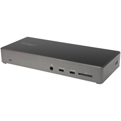 DOCKING STATION STARTECH.COM USB-C x2 USB-A 3.2 x2 USB 2.0 x2 DP x2 HDMI x1 SD RJ-45 GIGAGIT 3.5MM 0