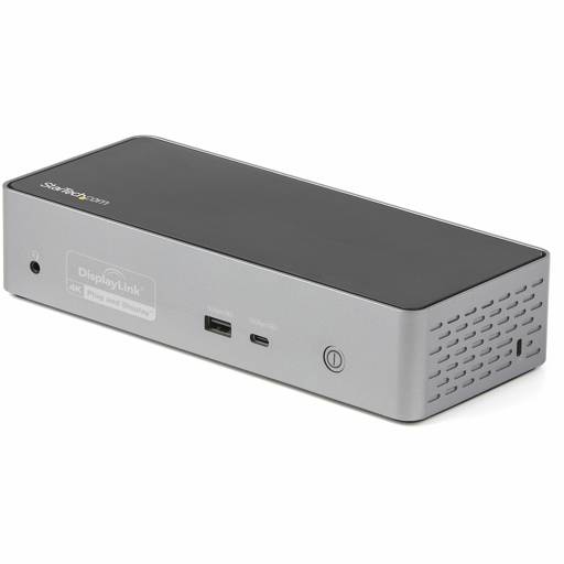 DOCKING STATION STARTECH.COM HDMI x4 4K DP x4 QUAD 4K USB-C USB-A 100W RJ-45 GIGABIT 0
