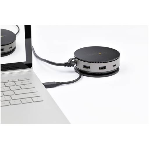 DOCKING STATION STARTECH.COM USB-C A HDMI x1 DISPLAY PORT x1 VGA USB 3.2 x2 75W PD RJ-45 GIGABIT6