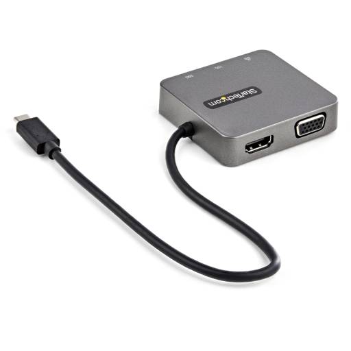 ADAPTADOR MULTIPUERTOS USB-C STARTECH.COM HDMI x1 VGA x1 USB-C x1 USB-A x1 RJ-452