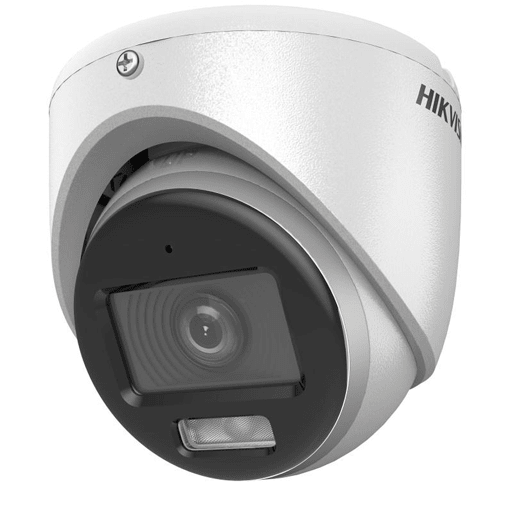 CÁMARA DE SEGURIDAD HIKVISION TURBO HD 2 MPX COLOR VU C/AUDIO IR 20MTS 3K3