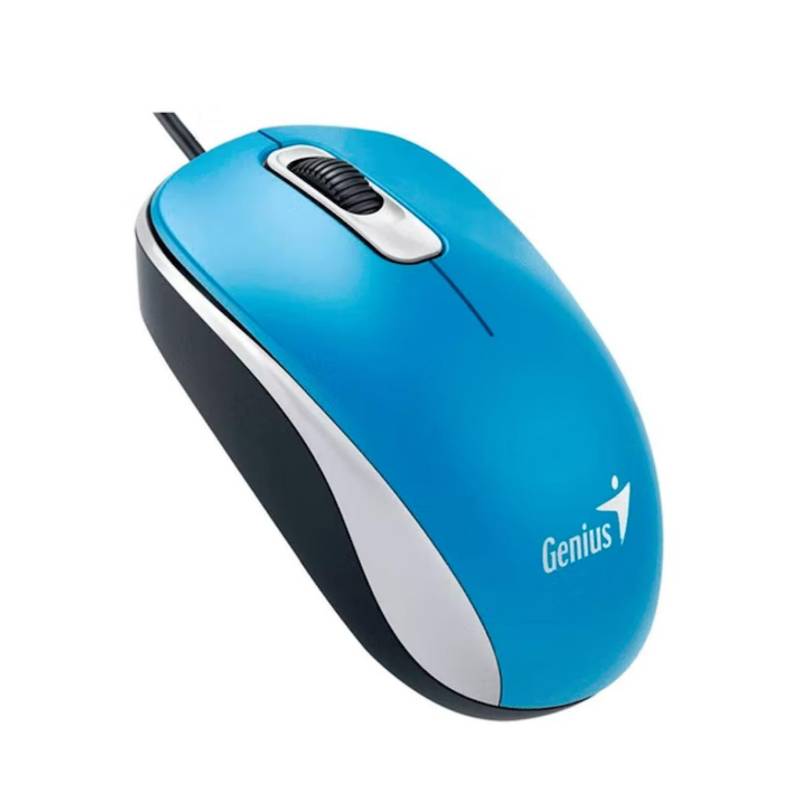 MOUSE ALÁMBRICO USB GENIUS DX-110 3 BOTONES PLUG AND PLAY AMBIDIESTRO 29GEND110A 0