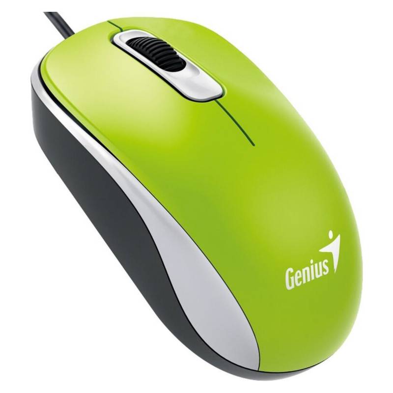 MOUSE ALÁMBRICO USB GENIUS DX-110 3 BOTONES PLUG AND PLAY AMBIDIESTRO 29GEND110V 0