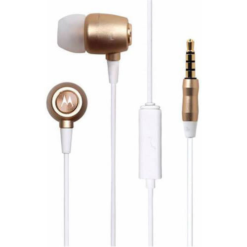 AUDIFONOS MOTOROLA EARBUD METAL-GOLD2