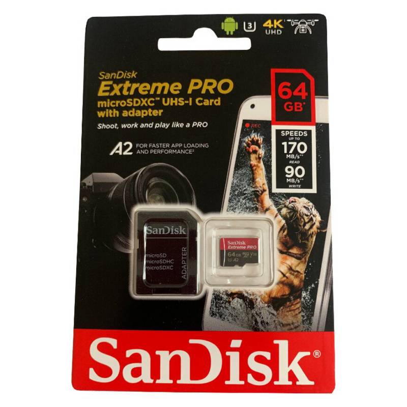 Tarjeta De Memoria Sandisk Extreme Pro 64gb2