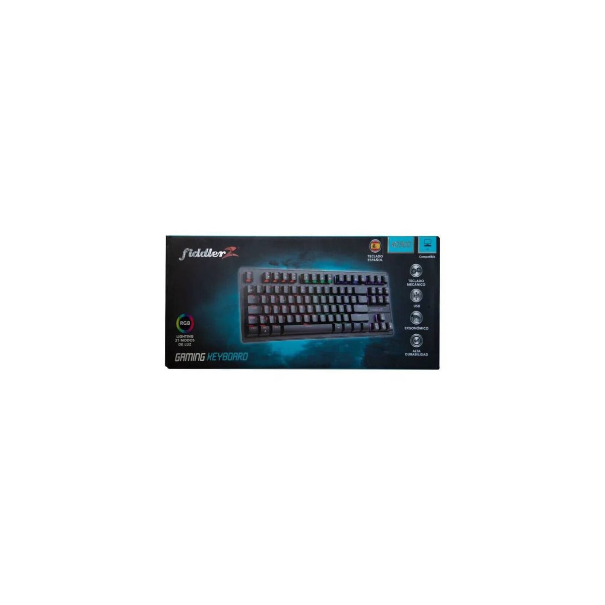 Teclado Gamer Mecánico Retroiluminado / Fiddler Fd-kd9002