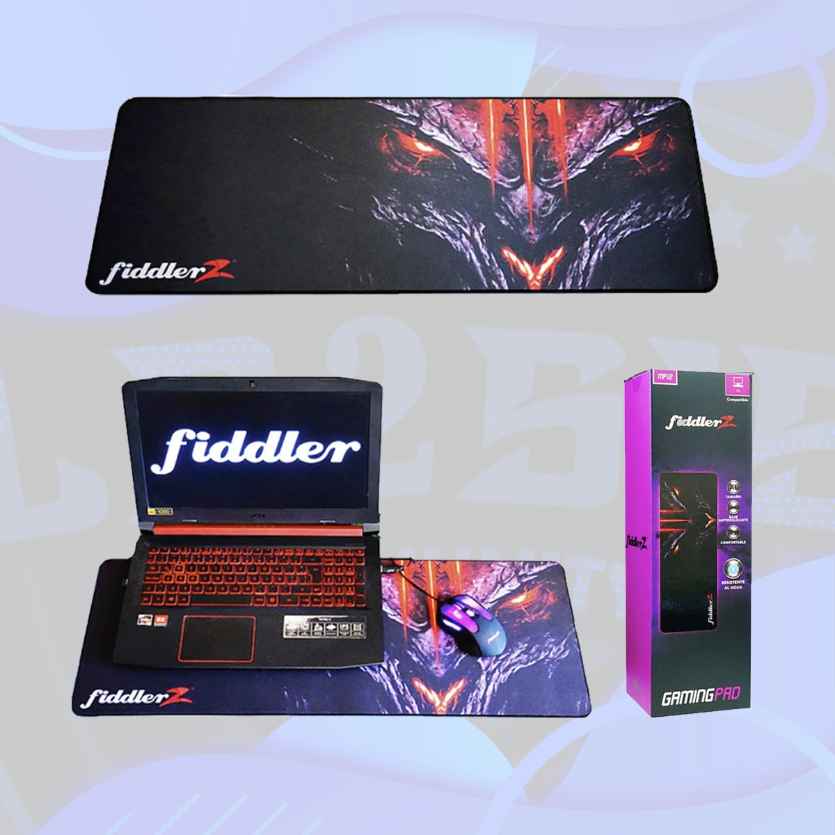 MOUSE PAD GAMER XL FIDDLER MP-122