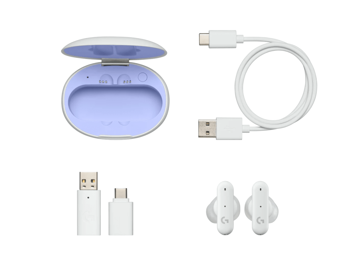 AUDÍFONOS LOGITECH G FITS  TRUE WIRELESS  BT 5.2 GAMING EARBUDS 985-0012047