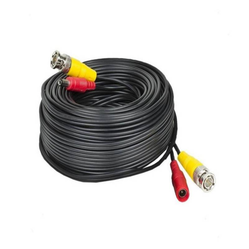 Cable Para Camara De Vigilancia De 20 Metros, Bnc Y Dc.2
