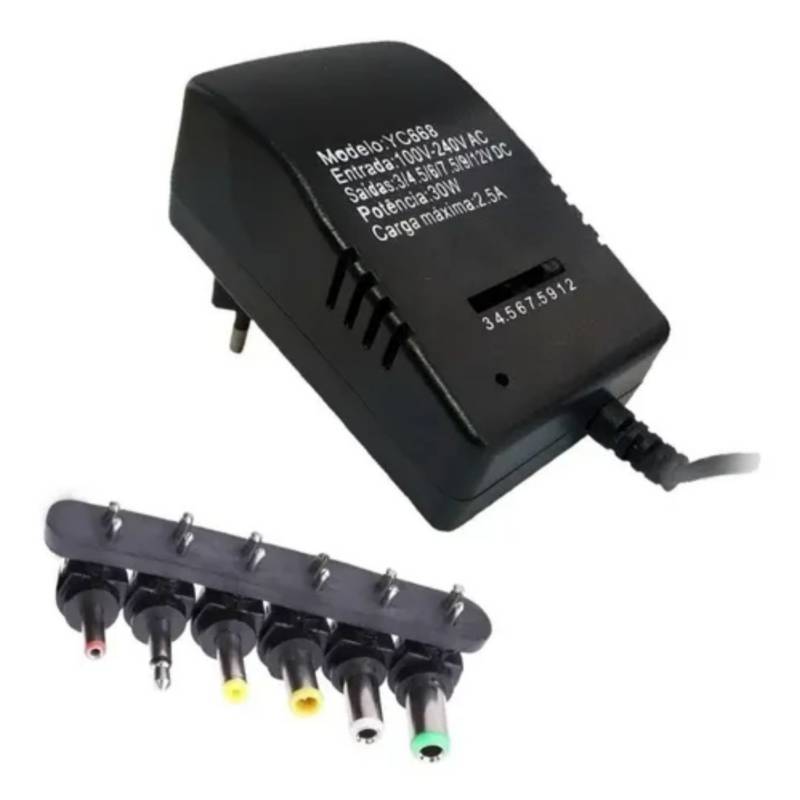 Cargador Universal De 3v A 12v Fuente De Poder 12v Regulable2