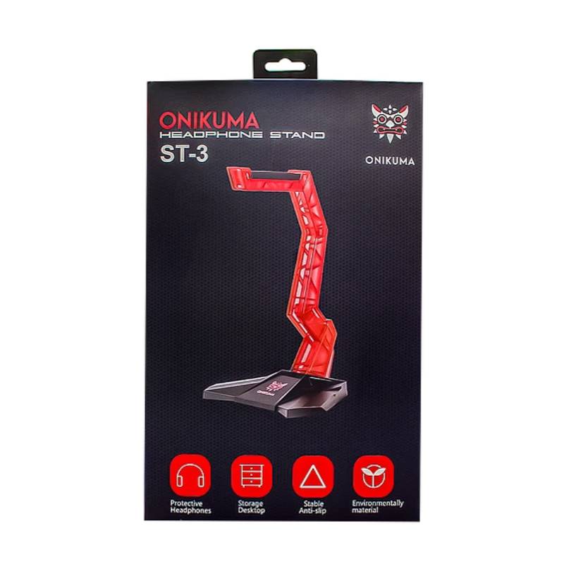 Soporte Para Auriculares Base Audífonos Escritorio Onikuma3