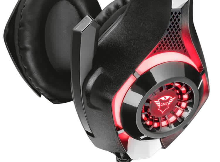 AUDIFONOS GAMER TRUST NERO JACK 3.5MM CABLE 2 METROS GXT3133