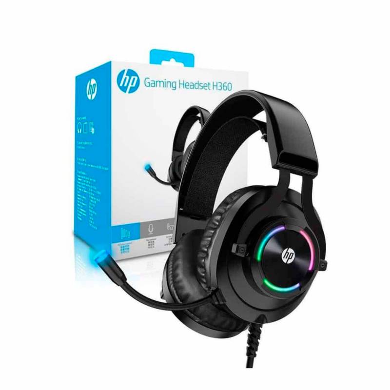 Audifonos Gamer Hp Rgb Pc/consola/móvil H360 0