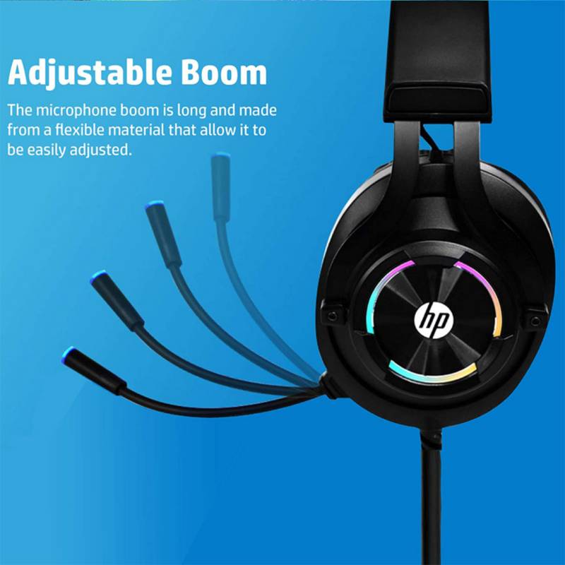 Audifonos Gamer Hp Rgb Pc/consola/móvil H3602