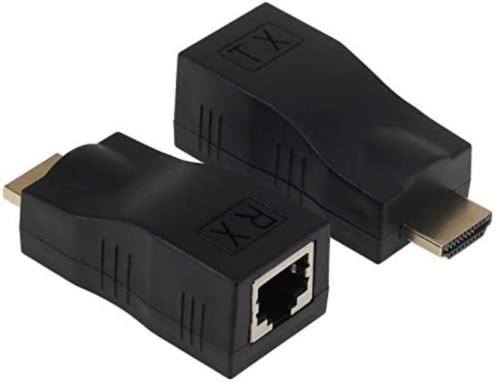 Adaptador Extensor Hdmi A Ethernet Rj45 Cat 5e/6e2