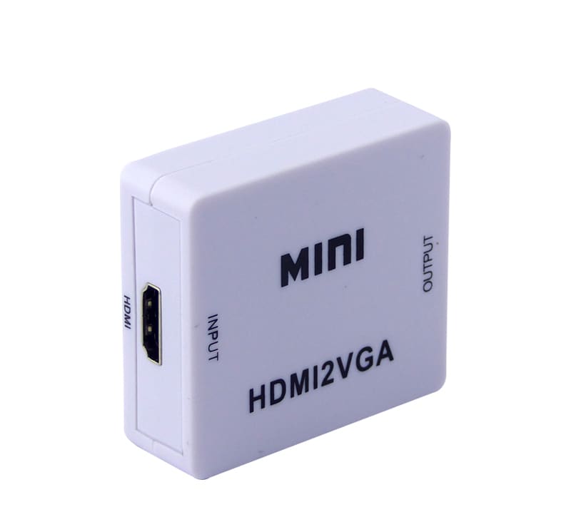 Adaptador Convertidor De Hdmi A Vga Con Audio 0