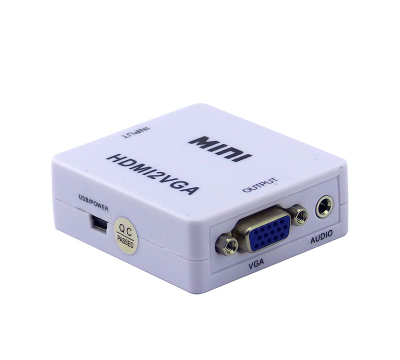 Adaptador Convertidor De Hdmi A Vga Con Audio3