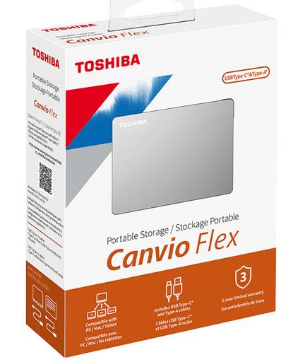 Disco Duro Externo Toshiba Canvio Flex 2Tb 2.5