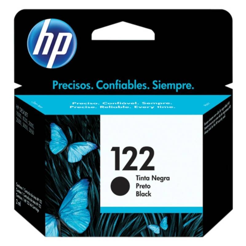 CARTUCHO TINTA IMPRESORA HP 122 NEGRO 120 PAGINAS CH561HL 0