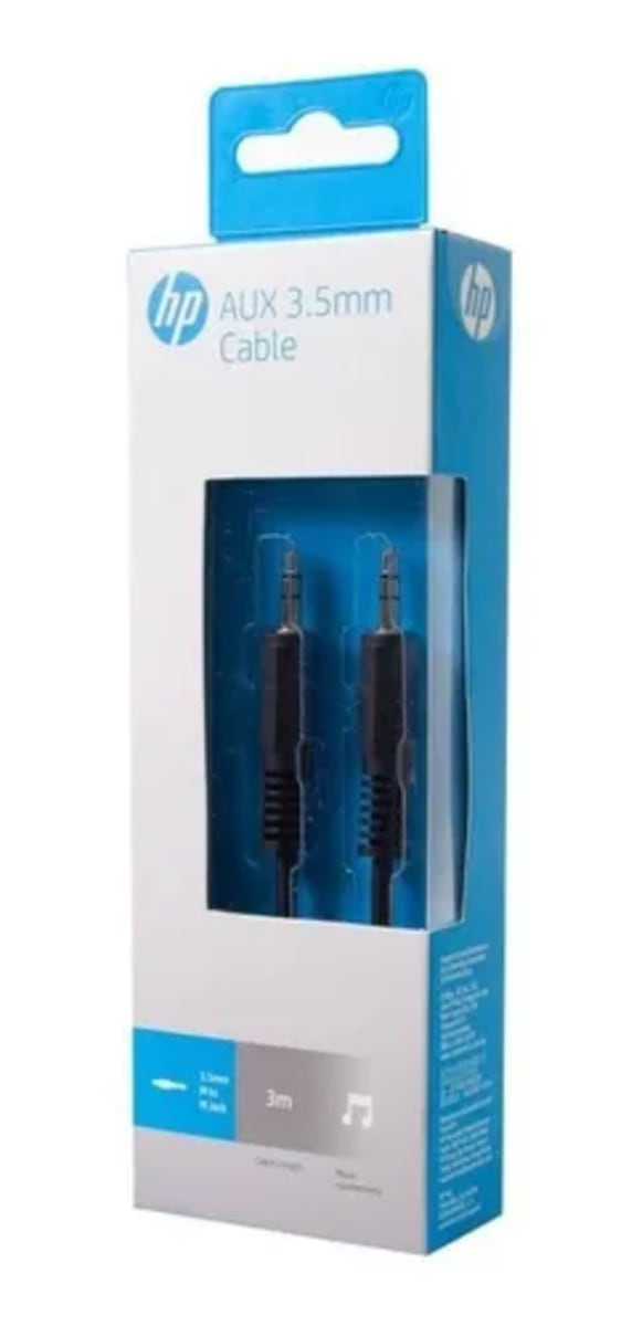 Cable Auxiliar 1x1 Hp 3 Metros Negro2