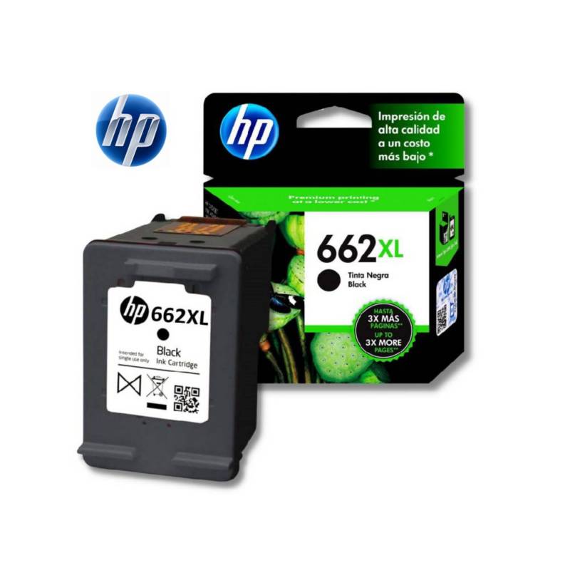 Cartucho Tinta Impresora Hp 662Xl Negro 360 Paginas Cz105Al2