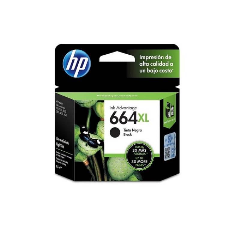 Cartucho Tinta Impresora Hp 664Xl Negro Advantage F6V31Al 480 Paginas 0