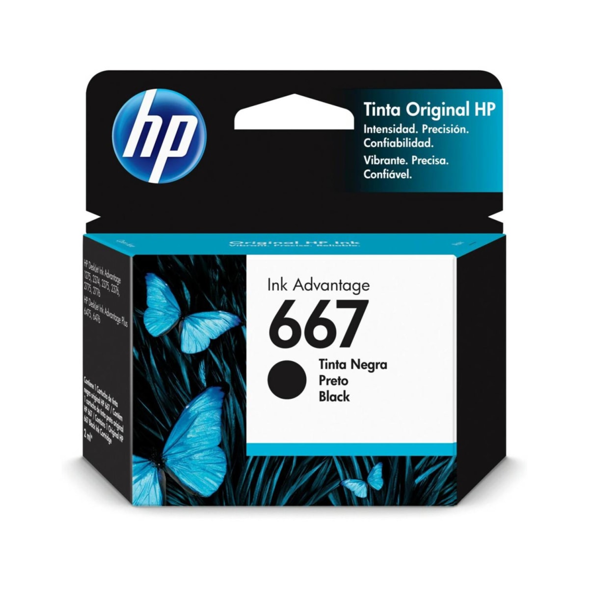 CARTUCHO TINTA HP 667 NEGRO INK ADVANTAGE 120 PÁGINAS 0