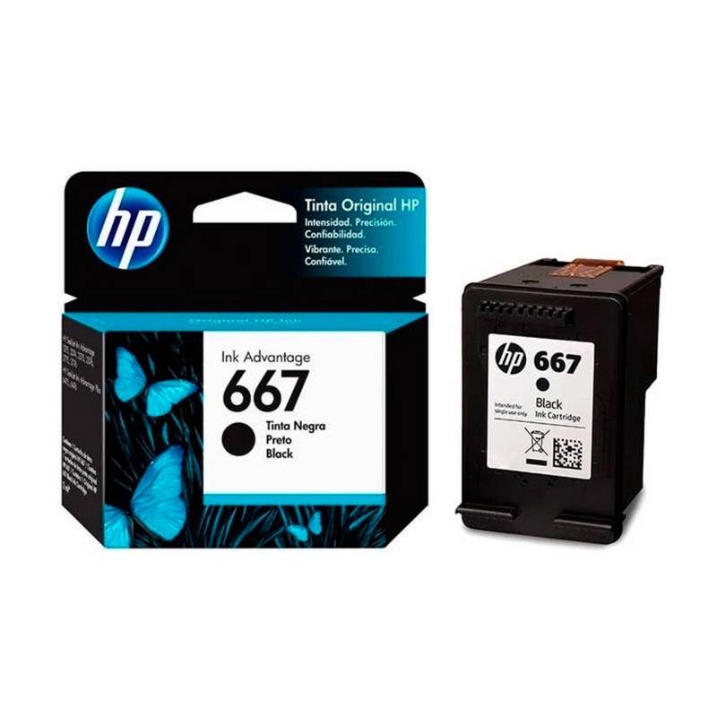 CARTUCHO TINTA HP 667 NEGRO INK ADVANTAGE 120 PÁGINAS2