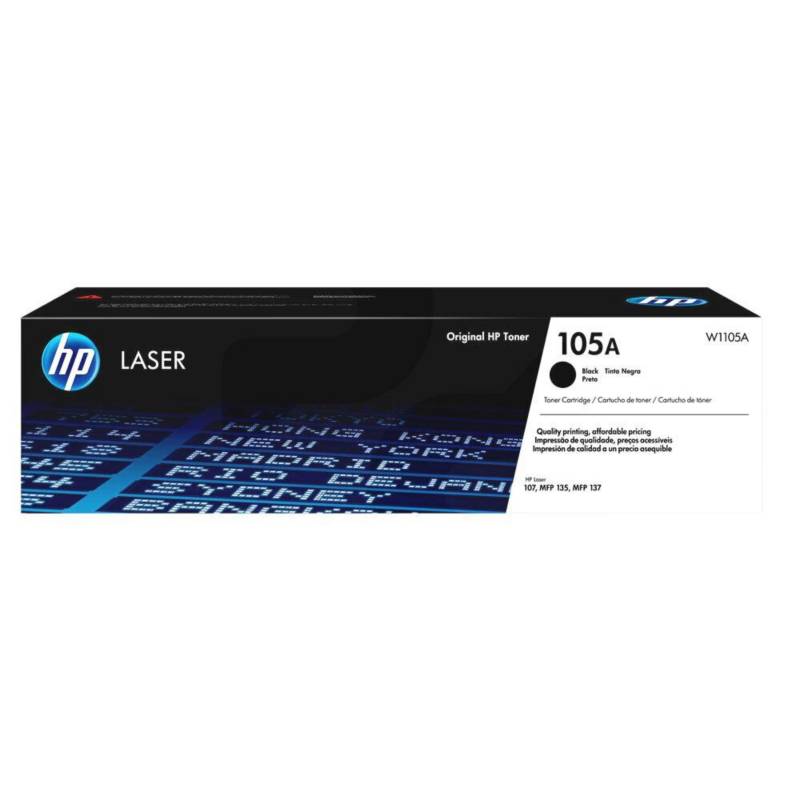 TONER HP 105A NEGRO 1000 PÁGINAS HP 107W M107W M107A MFP M135W MFP M135a 0
