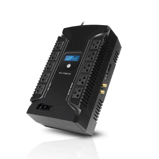 UPS INTERACTIVA FORZA INTERACTIVA 750VA/375W/220V 12 TOMAS NACIONAL 2*USB2