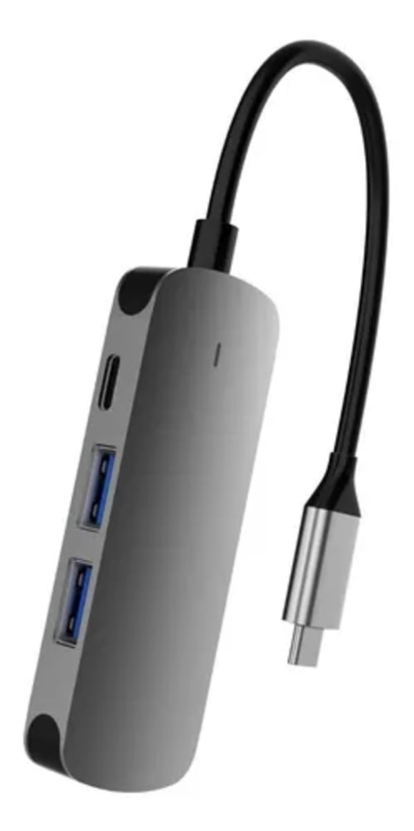 Hub Tipo-c 4 En 1 Usb 3.0 1 Usb 2.0 Hdmi Negro2