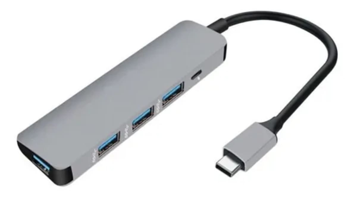 Hub Tipo-c A Usb 3.1 Y Tipo-c 5 Puertos 5gbps 0