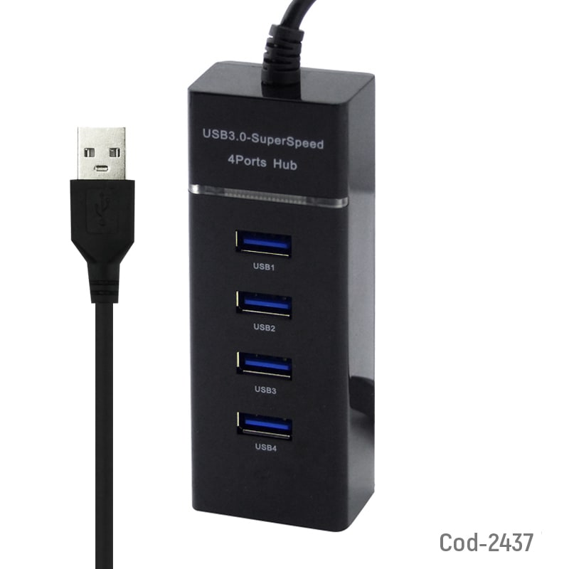 HUB USB 4 PUERTOS USB 3.0 COD.2437 0
