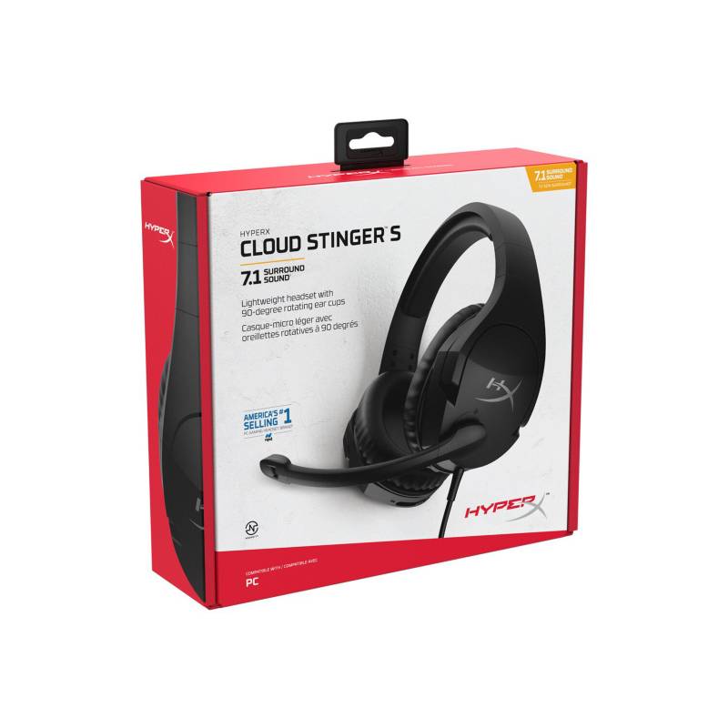 AUDIFONOS GAMER HYPERX CLOUD STINGER S 7.14