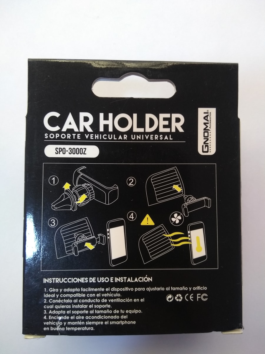 SOPORTE DE CELULAR PARA AUTO REJILLA DE AIRE GNOMAI2