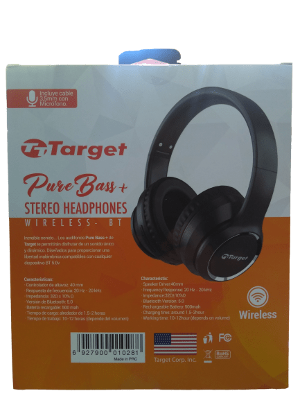 Audifonos On-Ear Bluetooth Target Tt-Hb41753