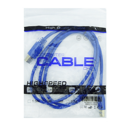 CABLE DE IMPRESORA USB 3.0 1,5 METROS COD 1172922