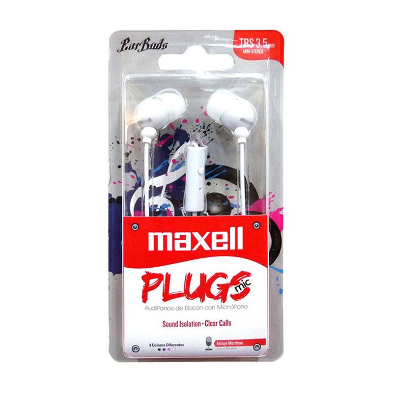 Audífonos manos libres maxell IN-MIC2