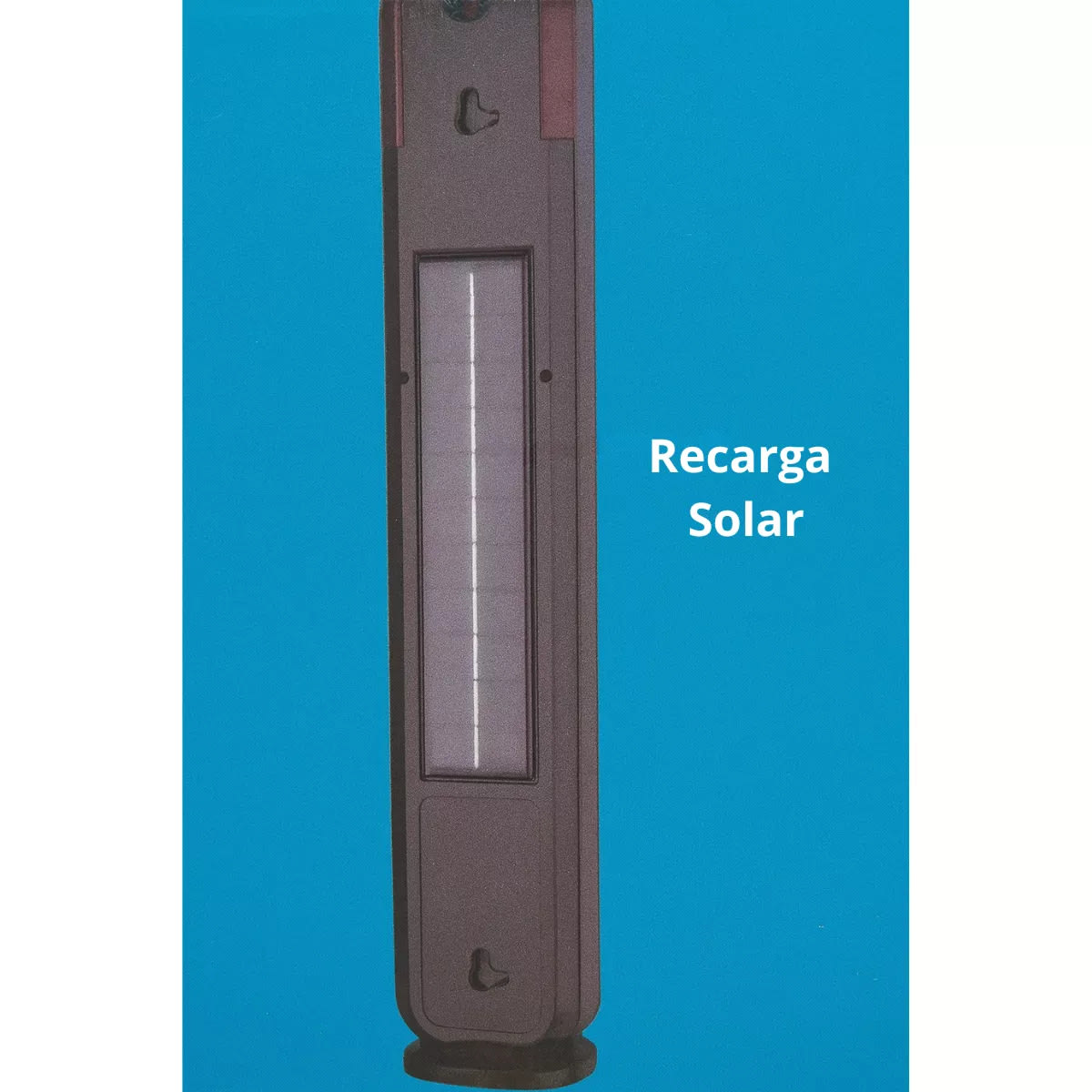 Lámpara Irm Emergencia Recargable Usb-C  Y Solar 3-8 Horas Bateria Negro Irm-126154