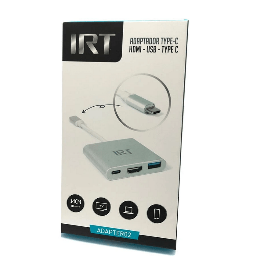 ADAPTADOR TIPO-C HDMI-USB IRT 0