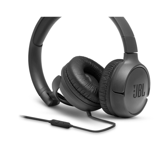 AUDÍFONOS ALAMBRICOS  JBL TUNE 500 ON EAR CON MICROFONO JBLT500BLKAM 0