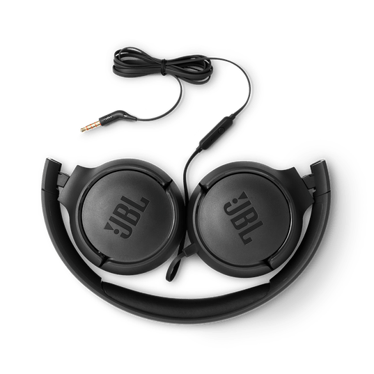 AUDÍFONOS ALAMBRICOS  JBL TUNE 500 ON EAR CON MICROFONO JBLT500BLKAM2