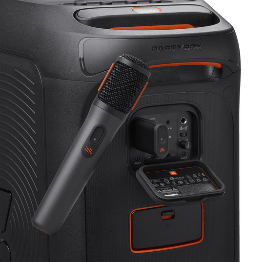 MICRÓFONO JBL  INALÁMBRICO PARTYBOX 2 MICRÓFONOS DE MANO 2.4GHZ  RECARGABLE 20 HORAS DE UTILIDAD8