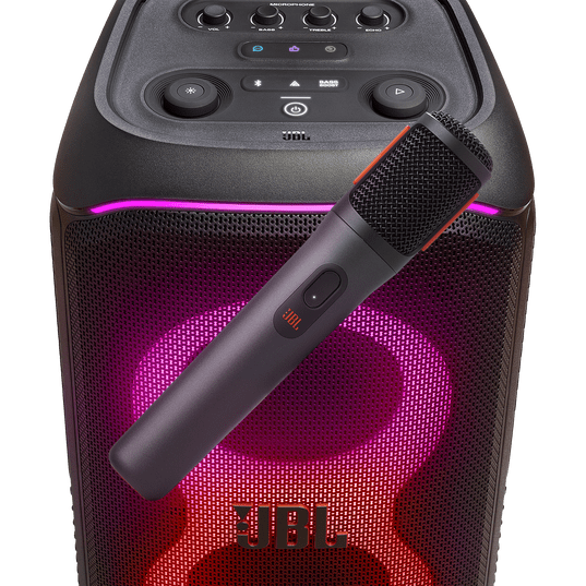 MICRÓFONO JBL  INALÁMBRICO PARTYBOX 2 MICRÓFONOS DE MANO 2.4GHZ  RECARGABLE 20 HORAS DE UTILIDAD9