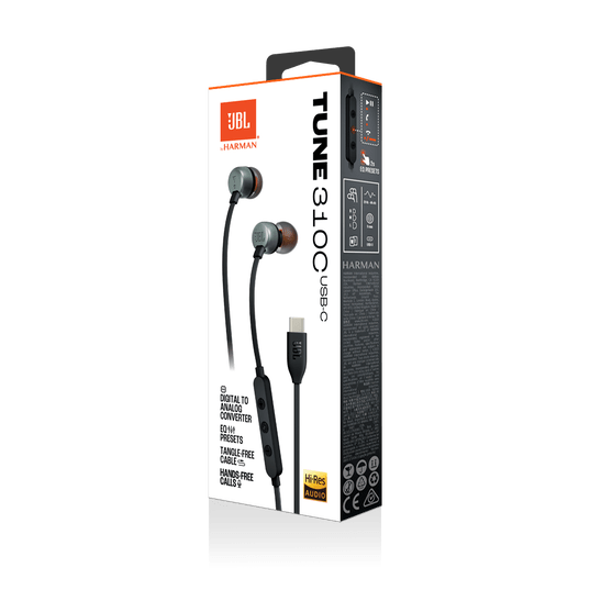 AUDIFONOS JBL TUNE 310C USB-C CON MICROFONO  NEGRO JBLT310CBLKAM4