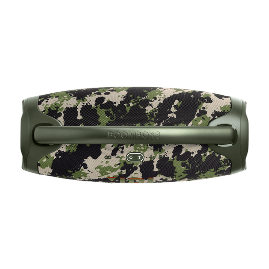 PARLANTE PORTÁTIL JBL BOOMBOX 3 BT 5.3 BAT 24H IP67 80W RMS 3VIAS CAMUFLADO2