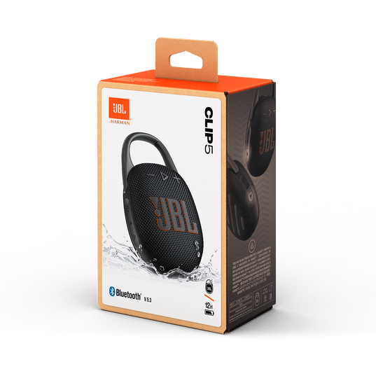 PARLANTE PORTÁTIL JBL CLIP 5 BT 5.3 7W RMS IP67 15HR USB-C NEGRO2